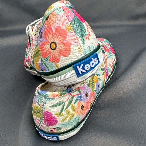 Keds Rifle Paper Company Floral Classic Lace Up Sneakers Shoes 8.5 NEW - Picture 2 of 16